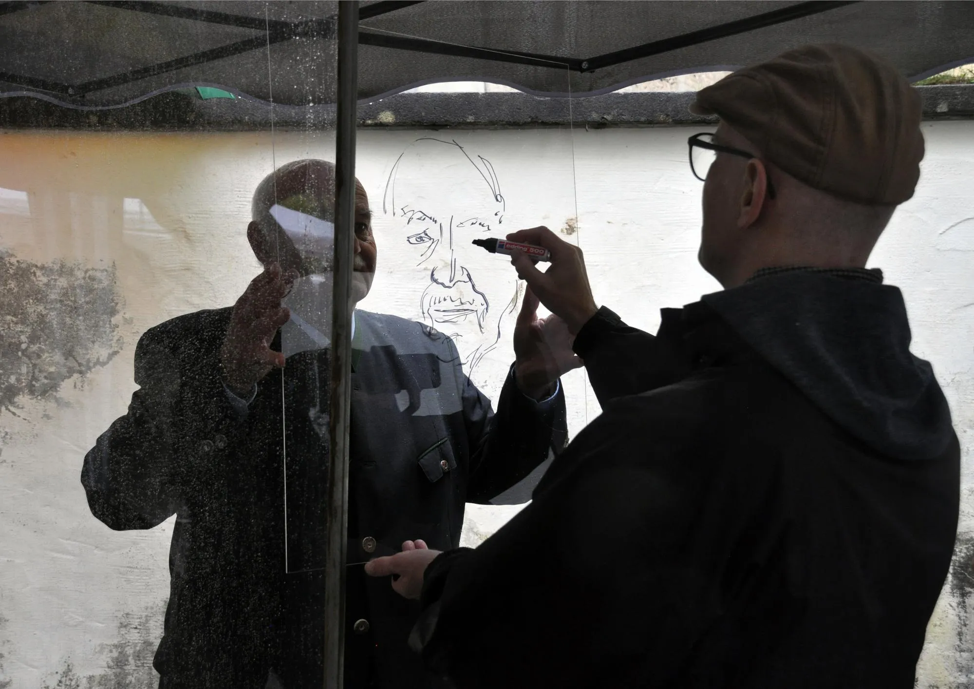 Bernhard Gwiggner, memorial project "Einwurf" (c) Fritz Lorber