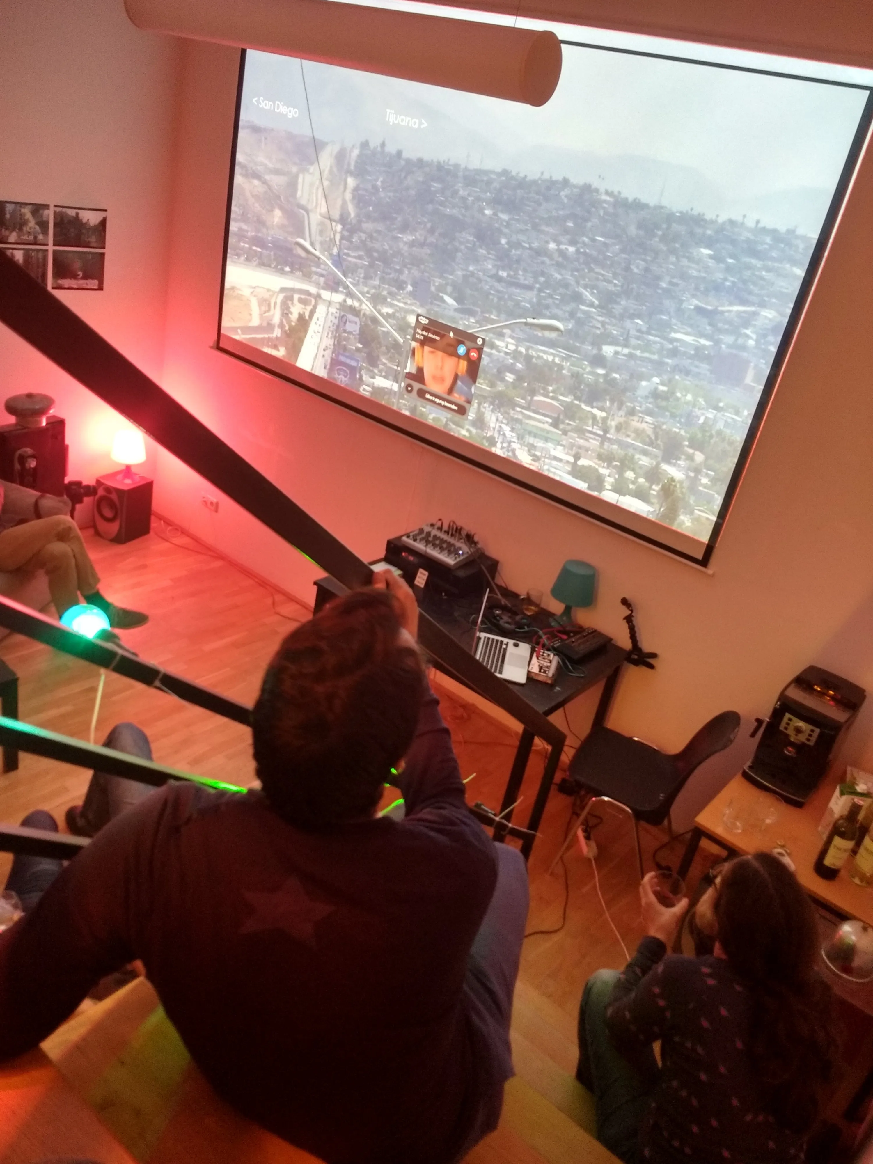 "grenz_wertiges Kunstschaffen" Talk im gold extra Studio & Live gig mit Minuit de Lacroix
