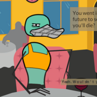 screenshot of game "duck date"
