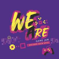 Logo WE ARE Gam Jam Erfinde dein Spiel