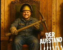 Der Aufstand - Bild und Logo: gold extra